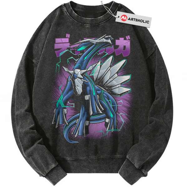 Dialga Sweatshirt, Pokemon Sweatshirt, PKM Sweatshirt, Anime Sweatshirt, Vintage Sweater
