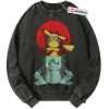 Pikachu Sweatshirt, Bulbasaur Sweatshirt, Pokemon Sweatshirt, PKM Sweatshirt, Anime Sweatshirt, Vintage Sweater