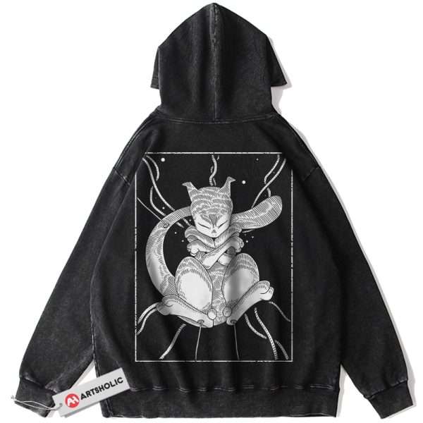 Mewtwo Hoodie, Pokemon Hoodie, PKM Hoodie, Anime Hoodie, Vintage Hoodie