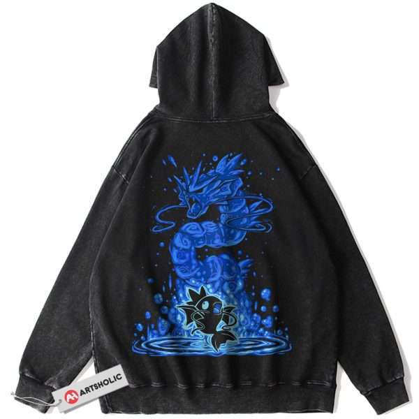 Magikarp Hoodie, Gyarados Hoodie, Pokemon Hoodie, PKM Hoodie, Anime Hoodie, Vintage Hoodie