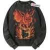 Flareon Sweatshirt, Eevee Sweatshirt, Pokemon Sweatshirt, PKM Sweatshirt, Anime Sweatshirt, Vintage Sweater