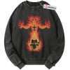 Litten Sweatshirt, Incineroar Sweatshirt, Pokemon Sweatshirt, PKM Sweatshirt, Anime Sweatshirt, Vintage Sweater