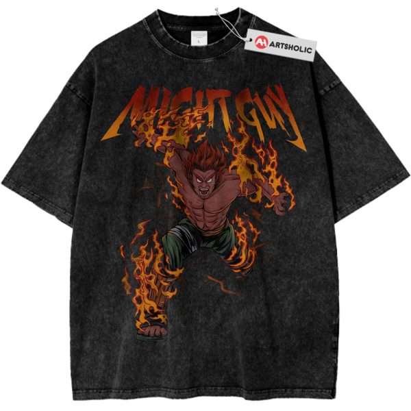 Might Guy Shirt, Naruto Shirt, Anime Shirt, Vintage T-Shirt