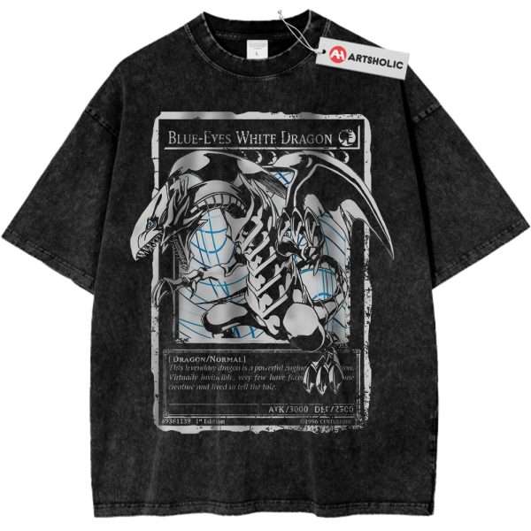 Blue Eyes White Dragon Shirt, Anime Shirt, Vintage Tee