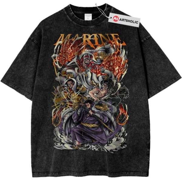 Admiral One Piece Shirt, Anime Shirt, Vintage Tee
