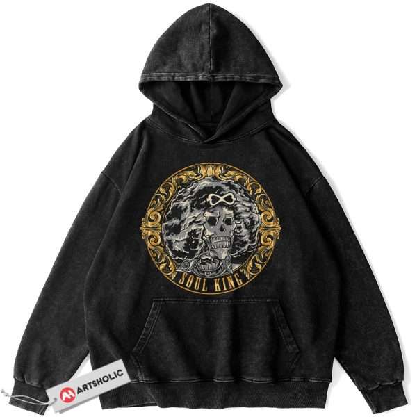 Brook Hoodie, One Piece Hoodie, Anime Hoodie, Vintage Hoodie