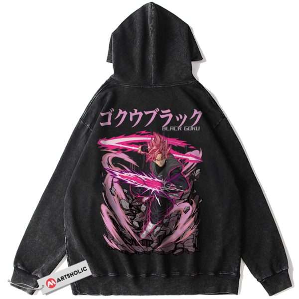 Goku Black Hoodie, Dragon Ball Hoodie, DBZ Hoodie, Anime Hoodie, Vintage Hoodie