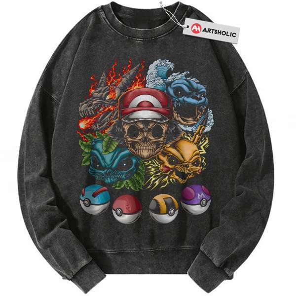 Pokemon Sweatshirt, PKM Sweatshirt, Anime Sweatshirt, Vintage Sweater