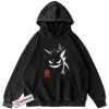 Gengar Hoodie, Pokemon Hoodie, PKM Hoodie, Anime Hoodie, Vintage Hoodie