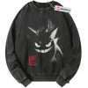 Gengar Sweatshirt, Pokemon Sweatshirt, PKM Sweatshirt, Anime Sweatshirt, Vintage Sweater