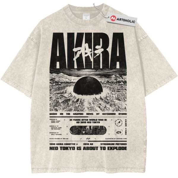 Akira Shirt, Anime Shirt, Vintage T-Shirt - Apricot, L