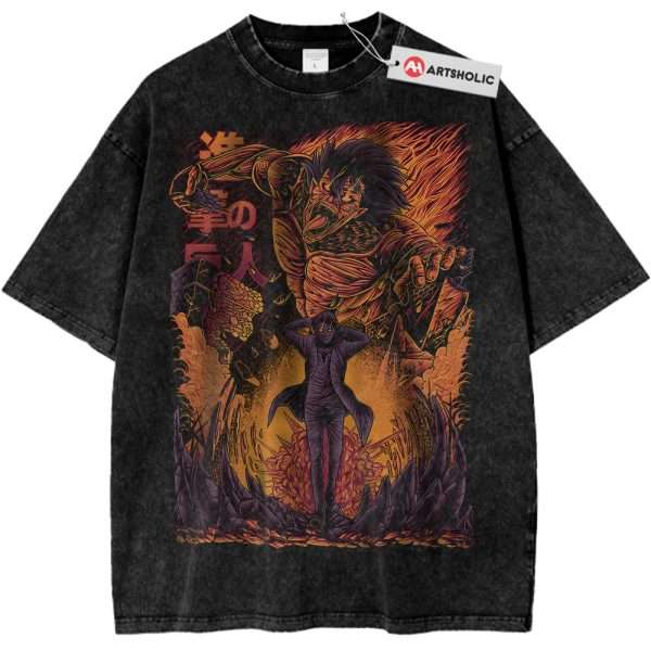 Eren Yeager Shirt, Attack On Titan Shirt, AOT Shirt, Anime Shirt, Vintage T-Shirt