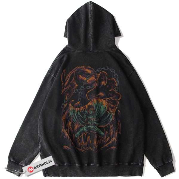 Minato Namikaze Hoodie, Kurama Hoodie, Naruto Hoodie, Anime Hoodie, Vintage Hoodie