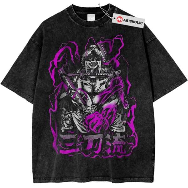 Roronoa Zoro Shirt, One Piece Shirt, Anime Shirt, Vintage Tee