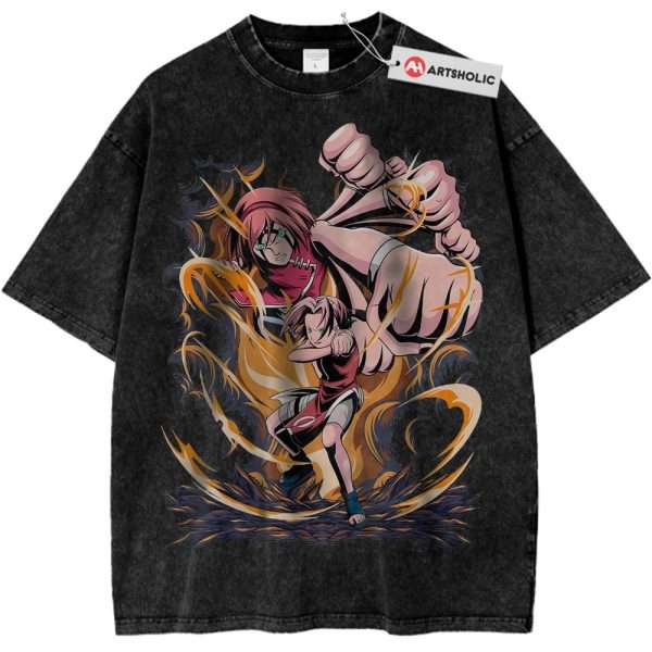 Sakura Haruno Shirt, Naruto Shirt, Anime Shirt, Vintage T-Shirt