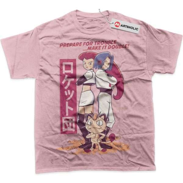 Team Rocket Shirt, Pokemon Shirt, PKM Shirt, Anime Shirt, Graphic T-Shirt