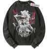 Monkey D Luffy Gear 5 Sweatshirt, One Piece Sweatshirt, Anime Sweatshirt, Vintage Sweater