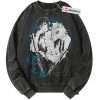 Inosuke Hashibira Sweatshirt, Demon Slayer Sweatshirt, Anime Sweatshirt, Vintage Sweater