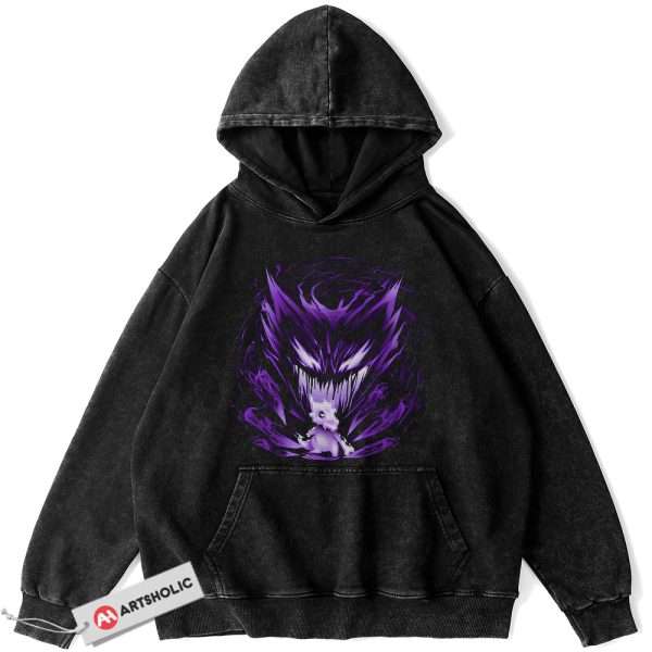 Cubone vs Haunter Hoodie, Pokemon Hoodie, PKM Hoodie, Anime Hoodie, Vintage Hoodie