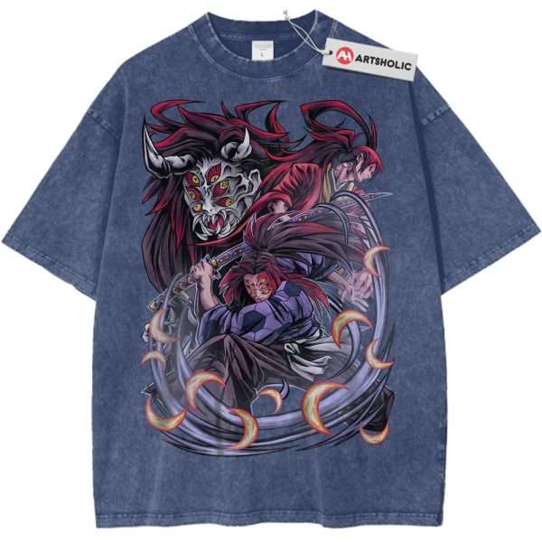 Kokushibo Shirt, Demon Slayer Shirt, Anime Shirt, Vintage T-Shirt