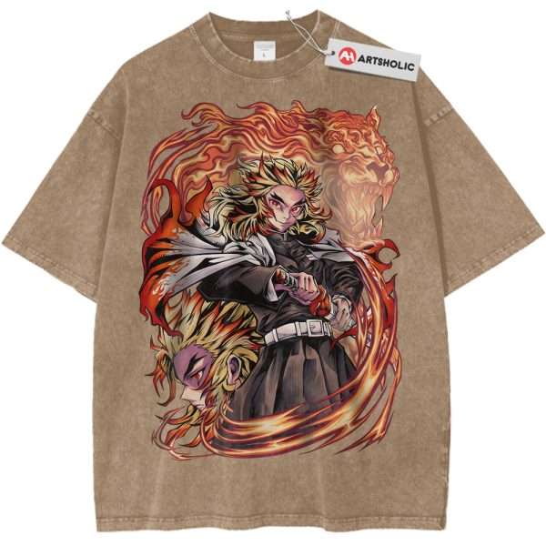 Kyojuro Rengoku Shirt, Demon Slayer Shirt, Anime Shirt, Vintage T-Shirt