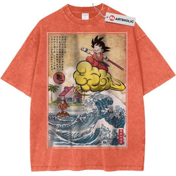 Dragon Ball Shirt, DBZ Shirt, Anime Shirt, Vintage Tee - Orange, M