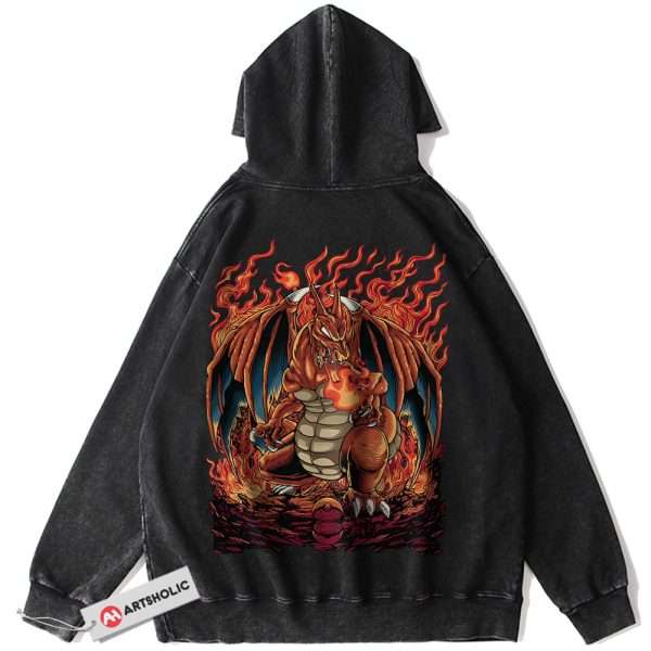 Charizard Hoodie, Pokemon Hoodie, Anime Hoodie, Vintage Hoodie