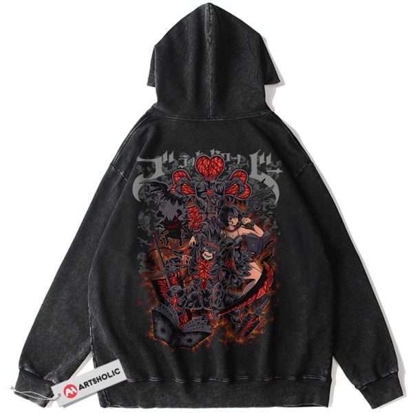 Asta Hoodie, Black Clover Hoodie, Anime Hoodie, Vintage Hoodie