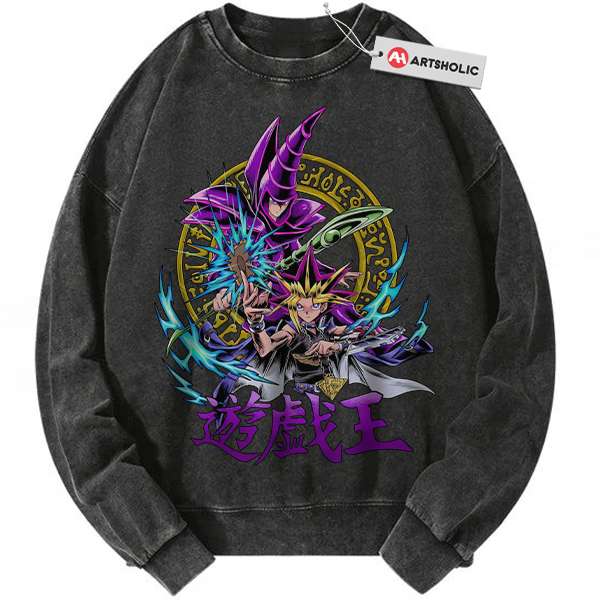 Dark Magician Sweatshirt, Yugi Muto Sweatshirt, Anime Sweatshirt, Vintage Sweater
