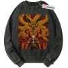 Kurama Sweatshirt, Naruto Uzumaki Sweatshirt, Anime Sweatshirt, Vintage Sweatshirt