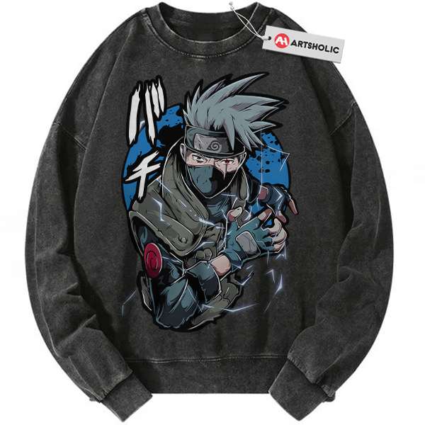 Kakashi Hatake Sweatshirt Naruto Sweatshirt Anime Sweatshirt Vintage Sweater