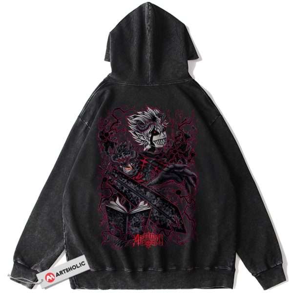 Asta Hoodie, Black Clover Hoodie, Anime Hoodie, Vintage Hoodie