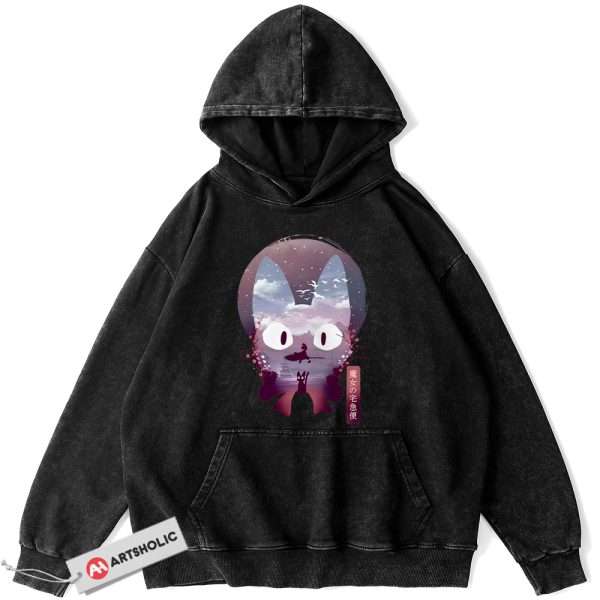 Kiki's Delivery Service Hoodie, Studio Ghibli Hoodie, Anime Hoodie, Vintage Hoodie