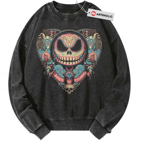 Jack Skellington Sweatshirt, The Nightmare Before Christmas Sweatshirt, Animated Sweatshirt, Vintage Sweater
