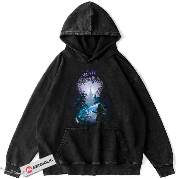 Alice in Wonderland Hoodie, Animated Hoodie, Vintage Hoodie