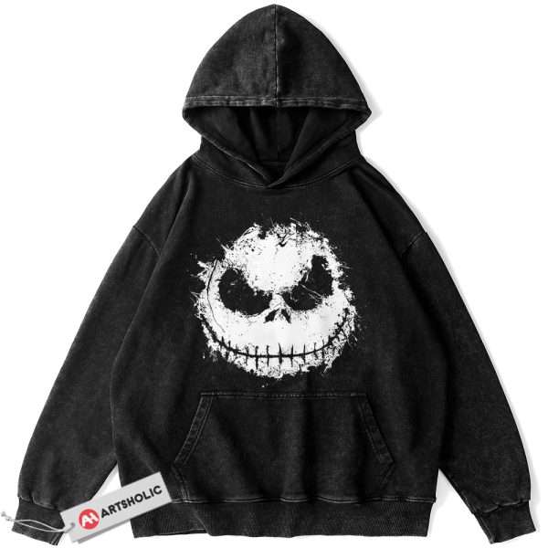 Jack Skellington Hoodie, The Nightmare Before Christmas Hoodie, Animated Hoodie, Vintage Hoodie