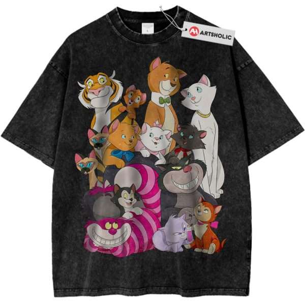 Disney Cat Shirt, Animated Shirt, Vintage Tee