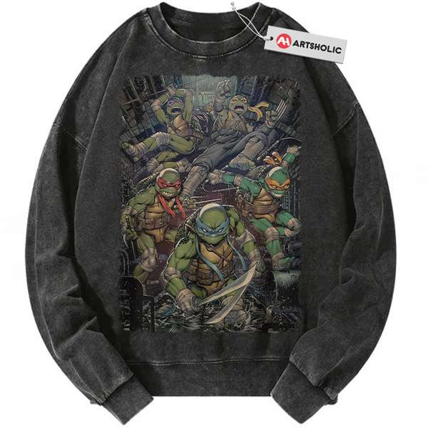 Teenage Mutant Ninja Turtles Sweatshirt TMNT Sweatshirt Animated Sweatshirt Vintage Sweater Artsholic Fan Art Merch