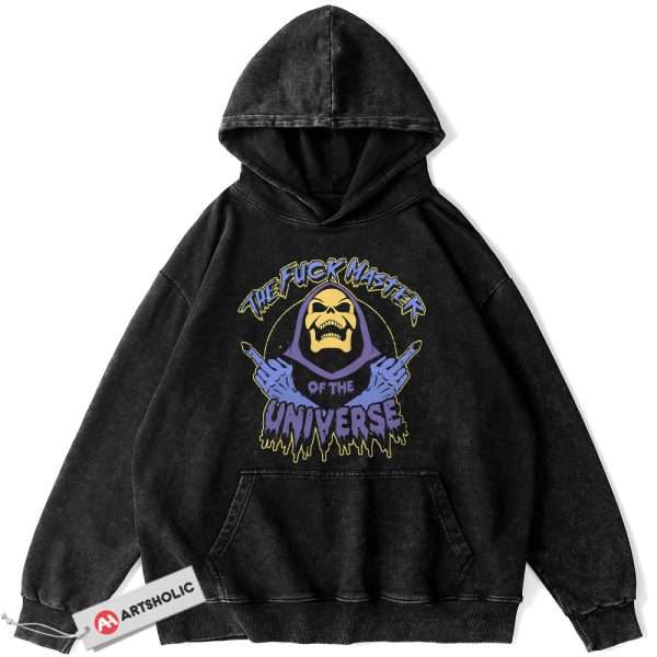 Skeletor Hoodie, Masters of the Universe Hoodie, Cartoon Hoodie, Vintage Hoodie