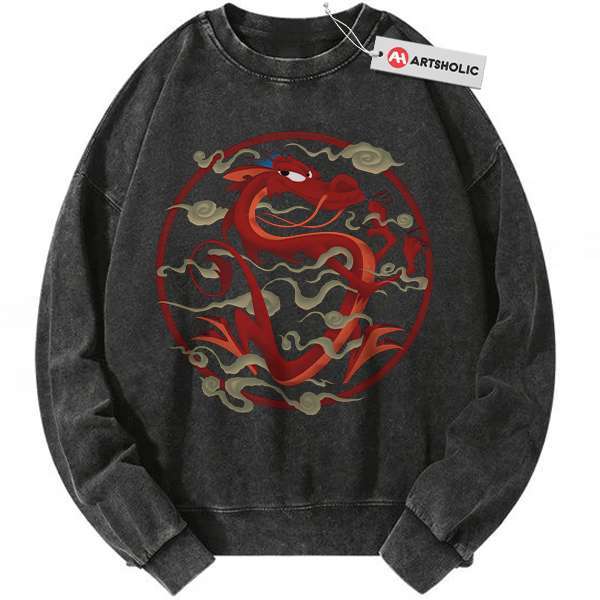 Mushu Sweatshirt, Mulan Sweatshirt, Animated Sweatshirt, Vintage Sweater