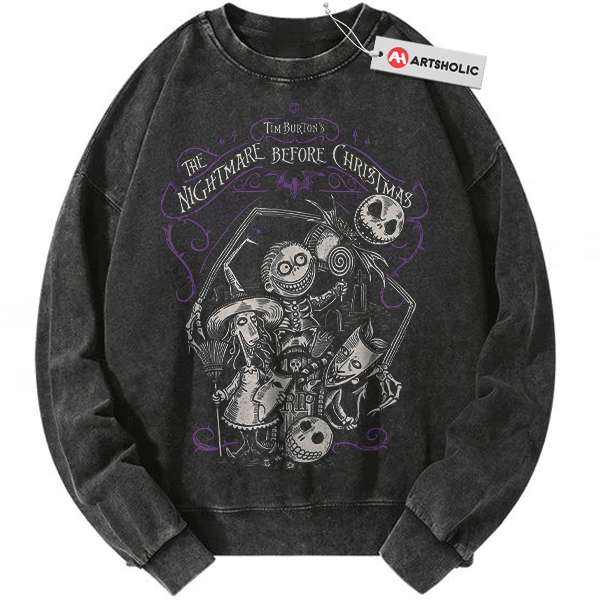 The Nightmare Before Christmas Sweatshirt, Animated Sweatshirt, Vintage Sweatshirt