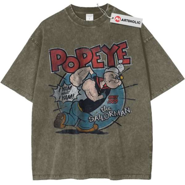 Popeye Shirt, Animated Shirt, Vintage T-Shirt