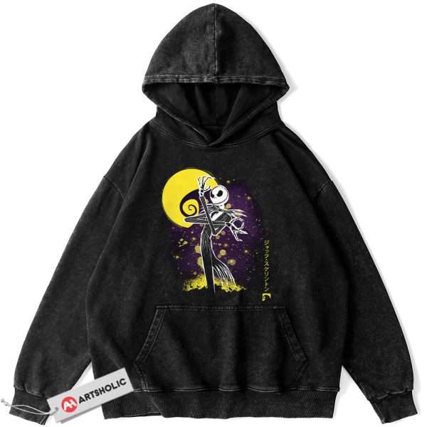 Jack Skellington Hoodie, The Nightmare Before Christmas Hoodie, Animated Hoodie, Vintage Hoodie