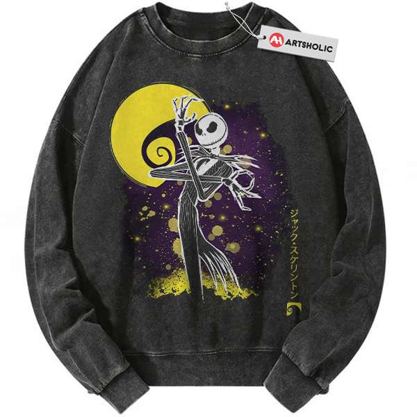 Jack Skellington Sweatshirt, The Nightmare Before Christmas Sweatshirt, Animated Sweatshirt, Vintage Sweatshirt