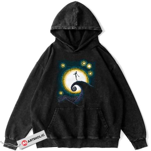 Jack Skellington Hoodie, The Nightmare Before Christmas Hoodie, Animated Hoodie, Vintage Hoodie