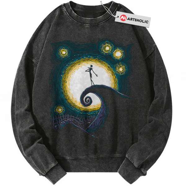 Jack Skellington Sweatshirt, The Nightmare Before Christmas Sweatshirt, Animated Sweatshirt, Vintage Sweatshirt