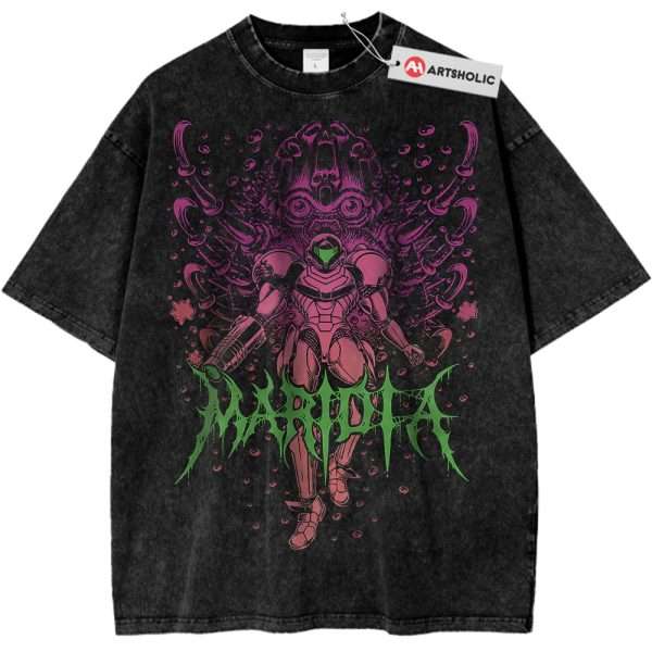 Samus Aran Shirt, Metroid Shirt, Game Shirt, Vintage T-Shirt