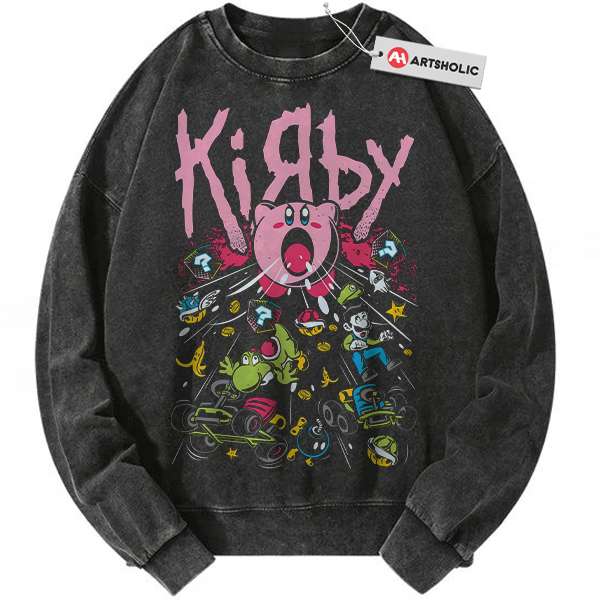 Kirby Sweatshirt, Game Sweatshirt, Vintage Sweater