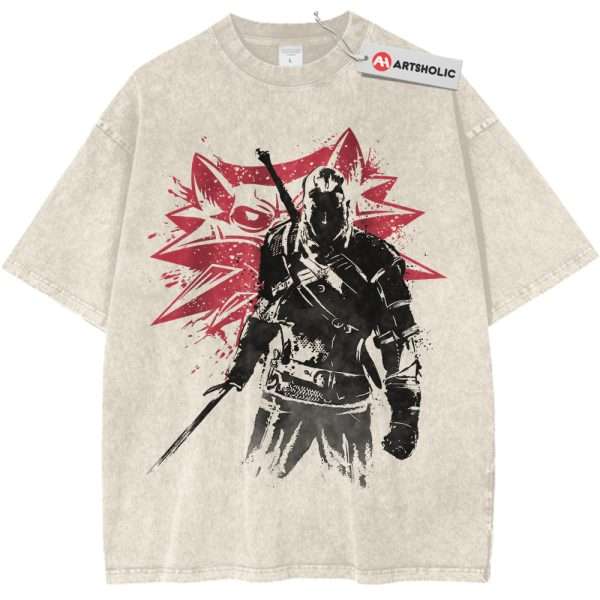 Geralt of Rivia Shirt, The Witcher Shirt, Game Shirt, Vintage Tee
