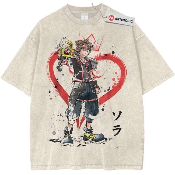 Sora Shirt, Kingdom Hearts Shirt, Game Shirt, Vintage Tee